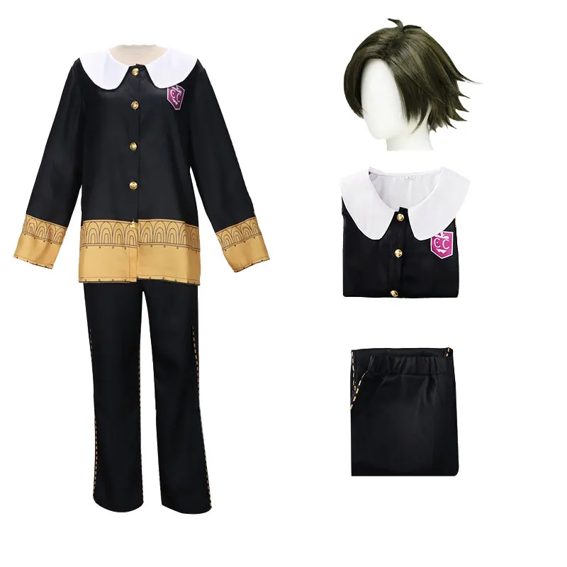 어린이 성인 애니메이션 스파이 X 패밀리 데미안 상의 바지, 코스프레 코스튬 교복, 할로윈 의상