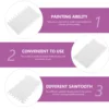 7 Pcs Painting Tools Spatula Painting Scraper Scraping Brush Wallpaper Drawing Tools Acrylic Pigment Scrapers Kids Crafts 6