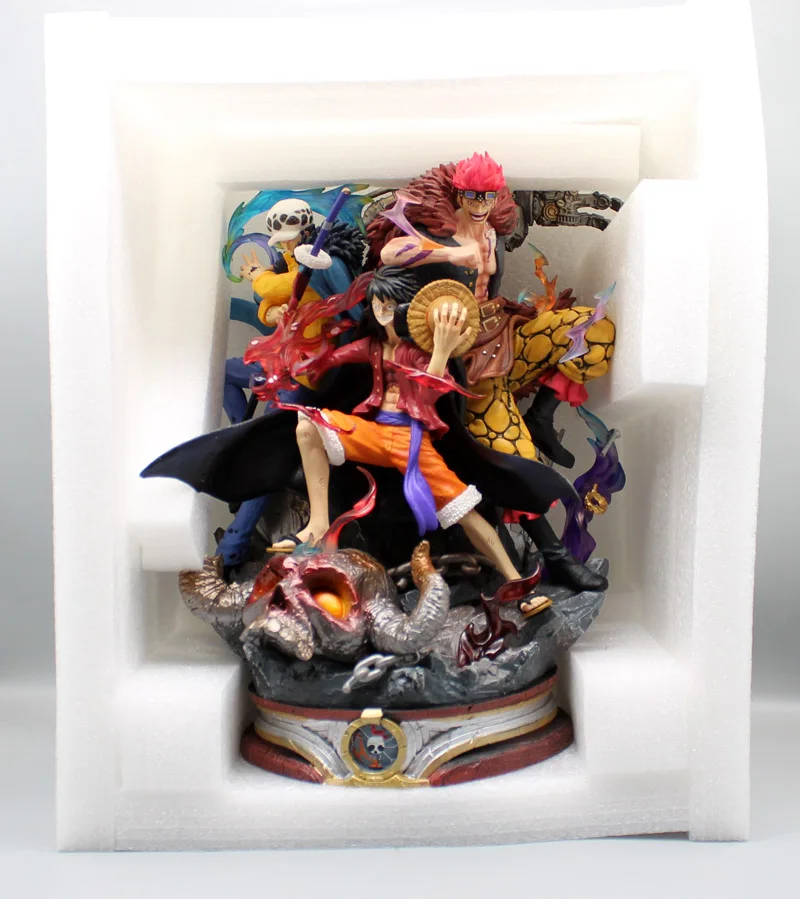 Figurine One Piece Luffy, Eustass Kid, Trafalgar Law – Bleach Web