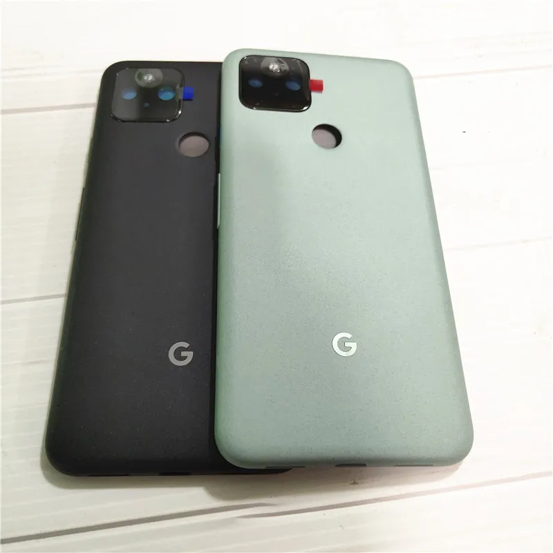 

Original For Google Pixel 5 Pixel5 Back Battery Cover Door Housing Case Rear Camera Lens Glass Replace Parts