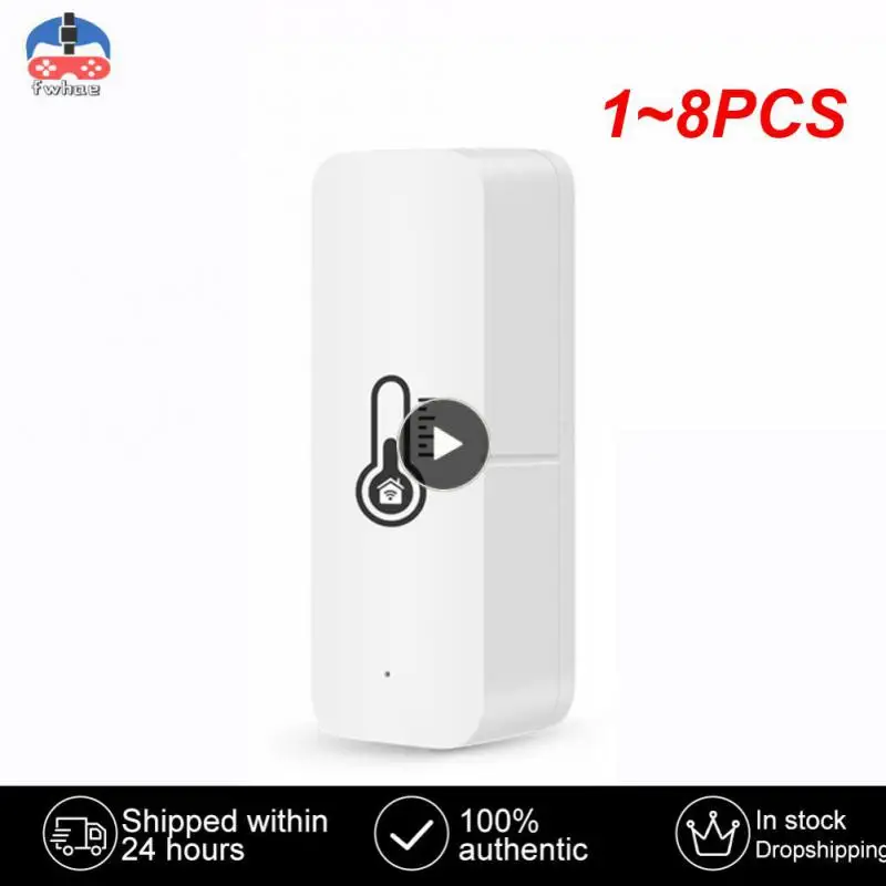 

Датчик температуры и влажности Tuya Wi-Fi, 1 ~ 8 шт.