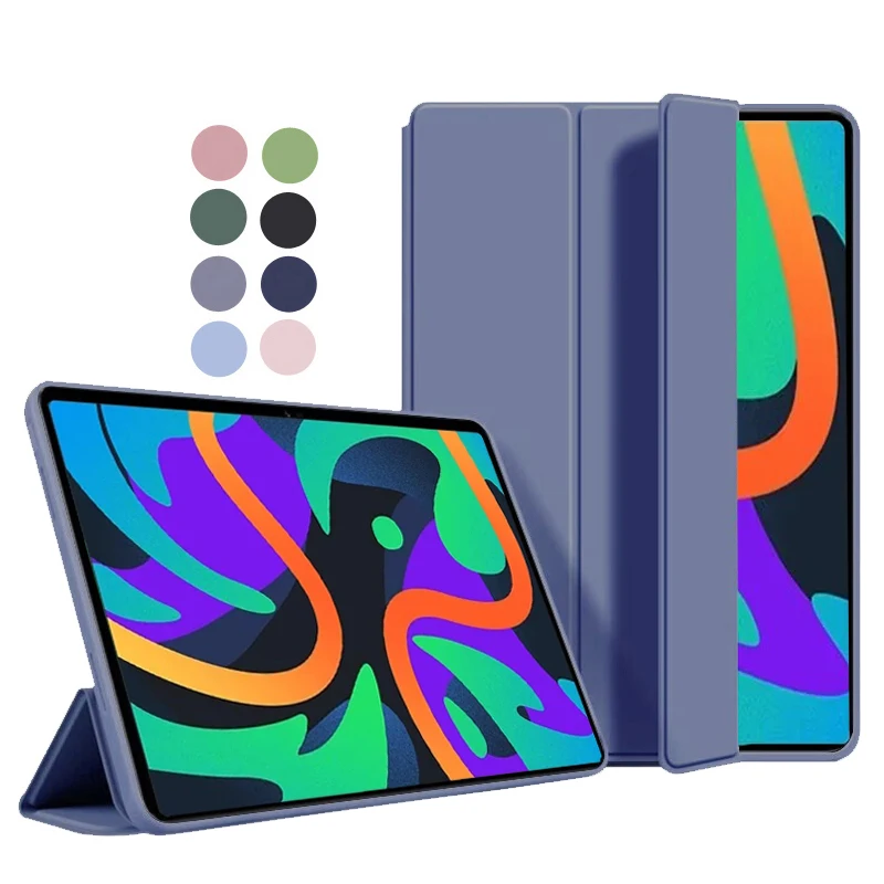 For Lenovo Xiaoxin Pad 2024 Case TB331FC Folding Stand Magnetic Soft TPU Back for Lenovo Tab M11 11 inch TB330FU Case Tablet