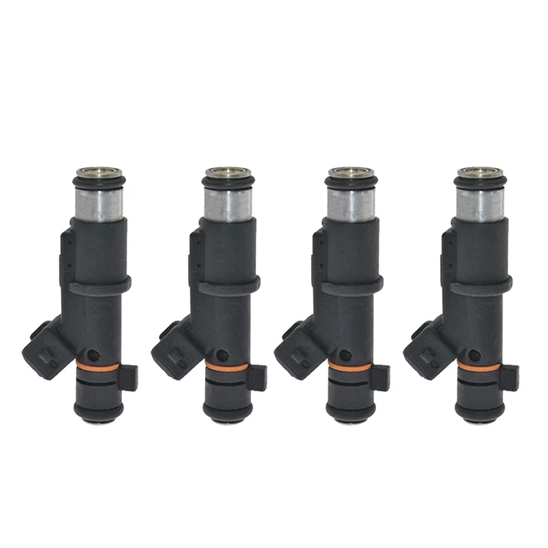 

4 PCS 01F004A Fuel Injector For Peugeot 406 407 607 608 For Citroen C8 2.2L Automotive Supplies Black