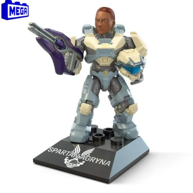 Original Mega Halos Construx Infinites Heroes Serie 17 Spartan Yoroi Kovan Agryna Actionfigur Spielzeug zum Sammeln von Ornamenten – Detail 6