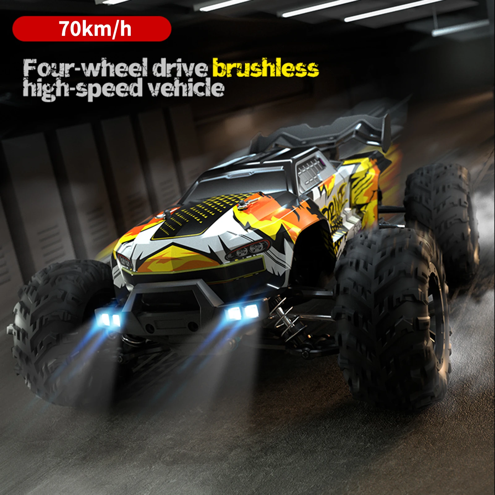 SCY-16101 PRO RC카, 오프로드 RC 트럭, 브러시리스 모터, 고속 차량, 레이싱 카, 어린이 선물, 2.4Ghz, 4WD 1/16, 70 km/h