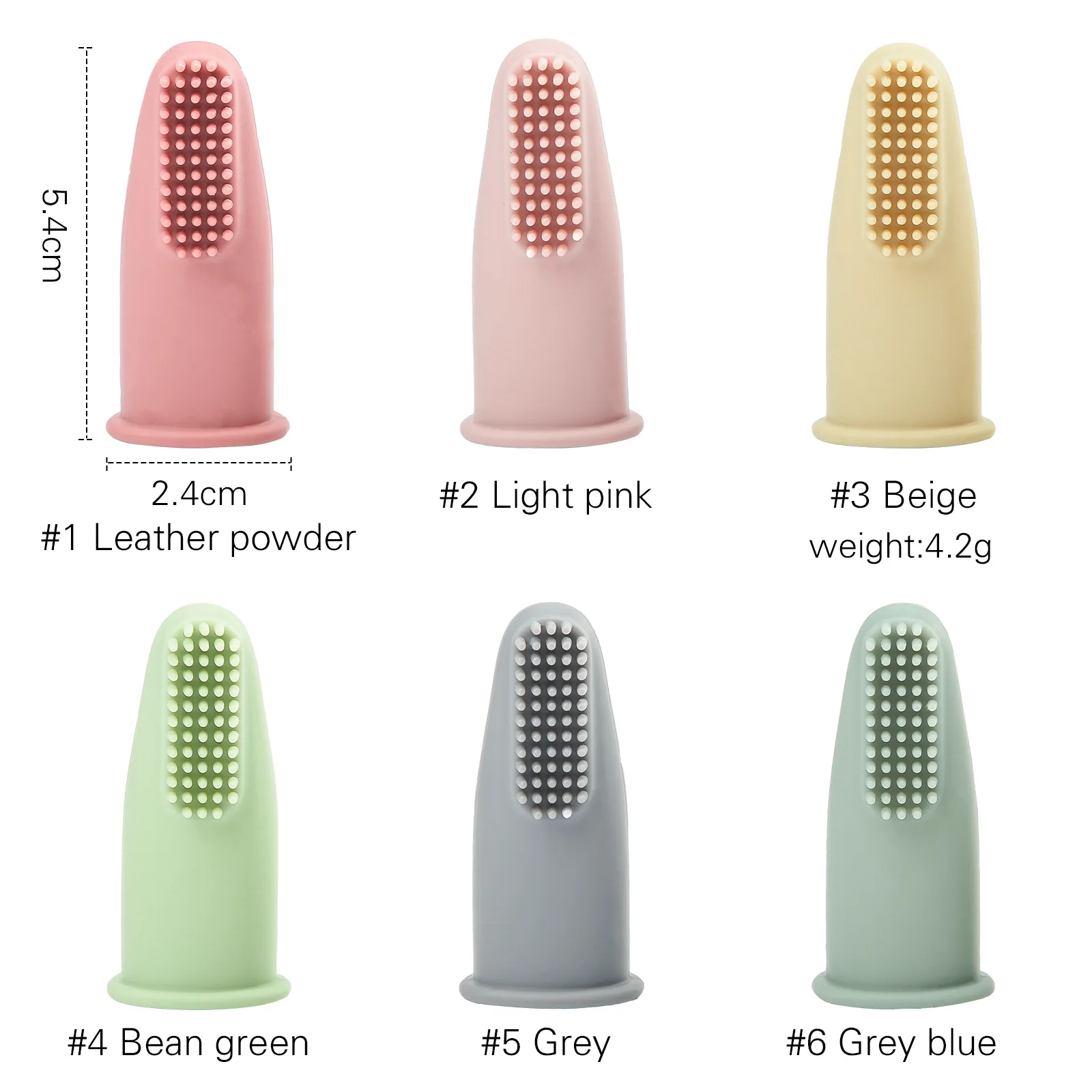 Title 2, Dog Super Soft Pet Finger Toothbrush Teeth Clea...