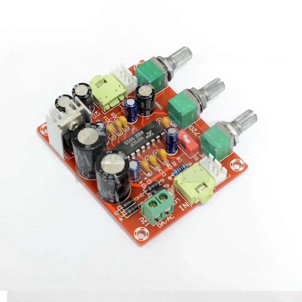 12V XR1075 BBE Tone Adjust Module Bass Treble Volume Control 2 Channel