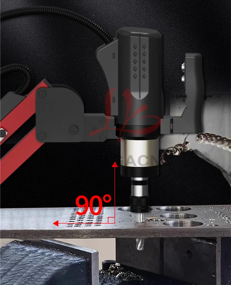 CNC-bohrende elektrische Gewindeschneidmaschine mit M3-M20 Universal ISO Chuck – Detail 10