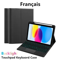 Custodia con Tastiera Magnetica Rimovibile Premium per iPad - Cover Versatile e Durevole