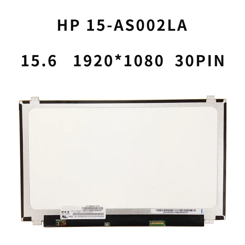 

15.6" Laptop Matrix For HP 15-AS002LA 30 Pins FHD 1920X1080 30 Pins IPS LCD screen Panel Replacement