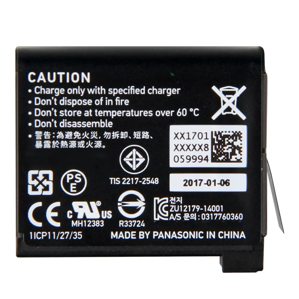 Enhanced GoPro Hero Replacement Battery - Original High-Performance Power Source