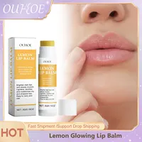 Glowing Lip Balm Lemon Ginger Fragrance Plumping Lip Gloss Remove Melanin Dark Dead Skin Repair Moisturize Brightening Lip Balm 1
