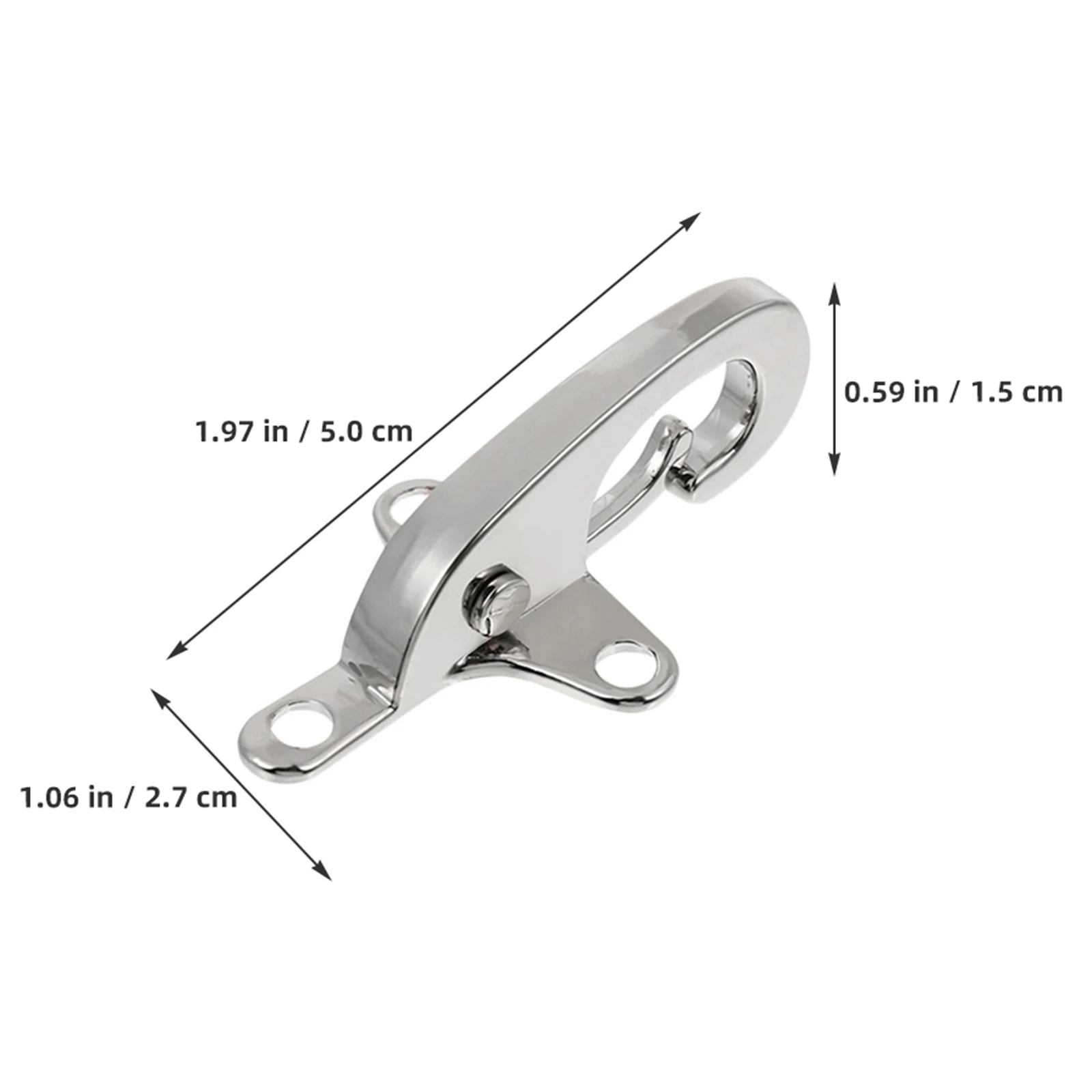 3세트 다운 재킷 버클 패션 메탈 클립 코트 가디건 백팩 벨트 숄 바지용 안전 클립