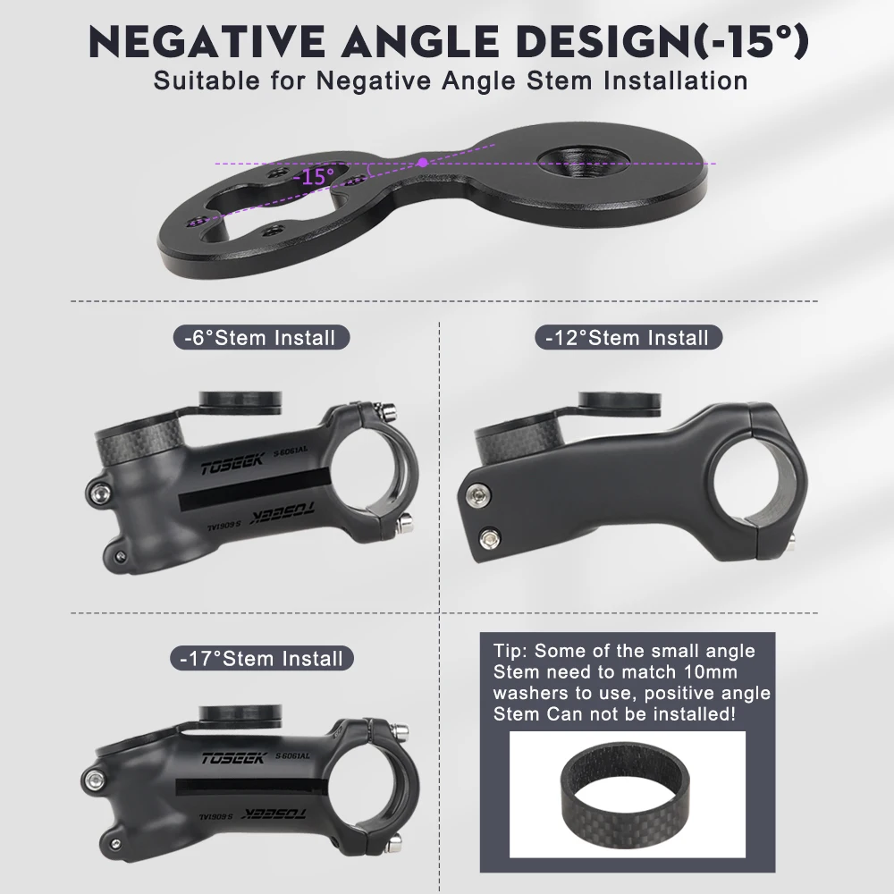 Enhanced Bike Stem Handlebar Cap with Computer Mount Bracket