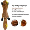 Funny Simulated Animal No Stuffing Dog Toy with Squeakers Durable Stuffingless Plush Squeaky Dog Chew Toy Crinkle Pet Squeak Toy 2