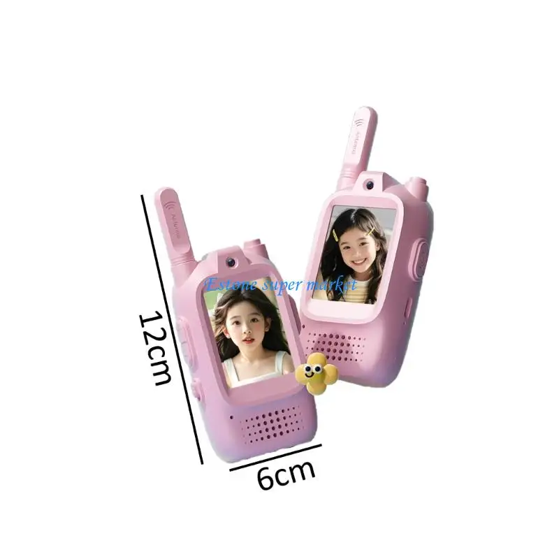 090B 어린이용 충전식 비디오 워키 사진 USB 충전 긴 배터리 수명 생성