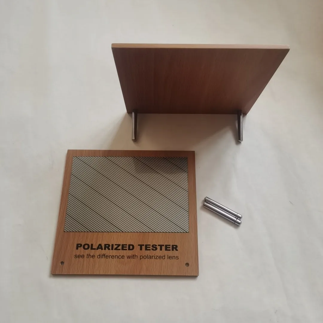 teste para teste polarizando óculos de sol
