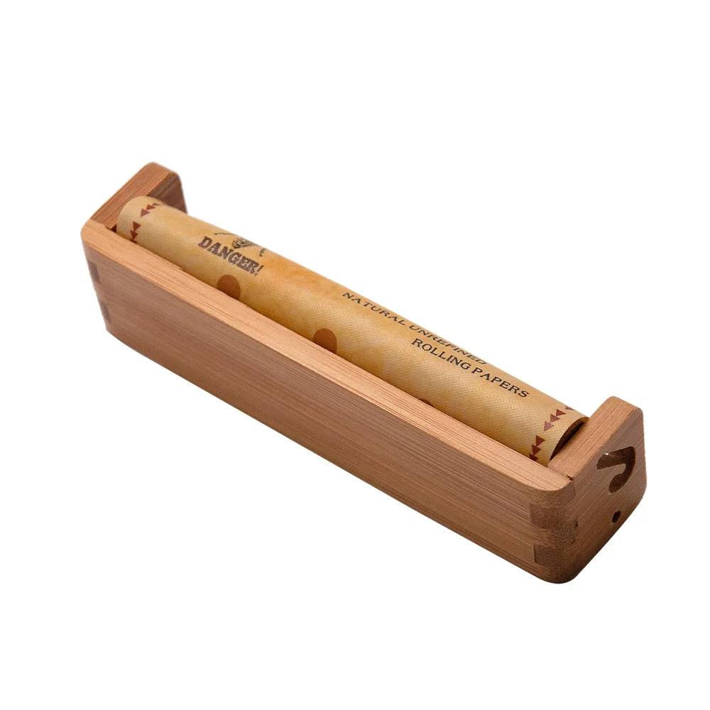 HORNET DANGER Natural Bamboo 110MM Rolling Machine Maker Kingsize Roller Laminado Para Fumar 4