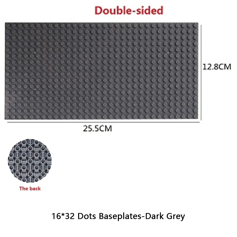 Block Base Plate 16x32 DIY Assembled Building Blocks Baseplate 16*32 Classic Building Blocks Base Board Single Double-sided Base Plate