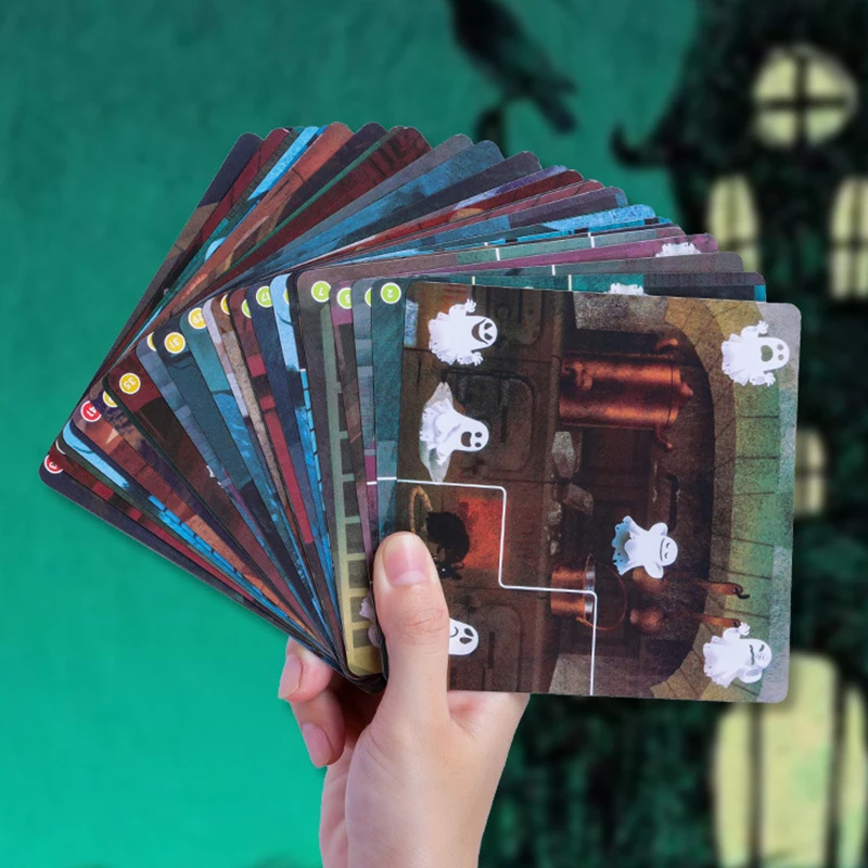 Ghost Catcher Strategy Board Games Portable Leisure Puzzle Family Friends Party Multiplayer Interactive Table Game Toys for Kids 6