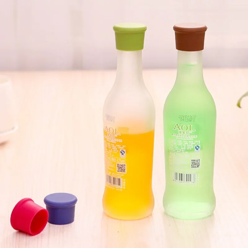 Food Stanleys Cup Accessories Home Silica Gel Bar Beer Cork Drinkware Bottle Cap Straw Durable Condiment Bottle Stopper Seal