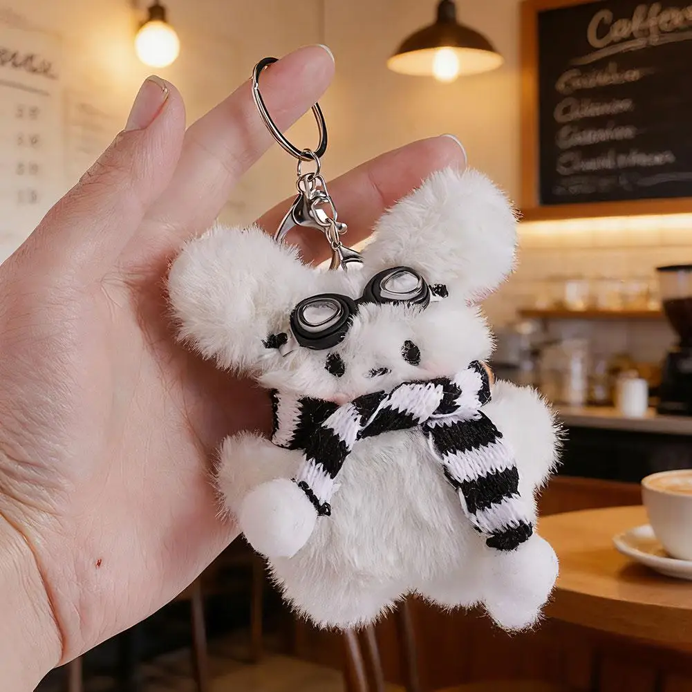 Kawaii Pochacco Plush Doll Keychain - Cute Anime Pendant for Children and Girls' Gifts