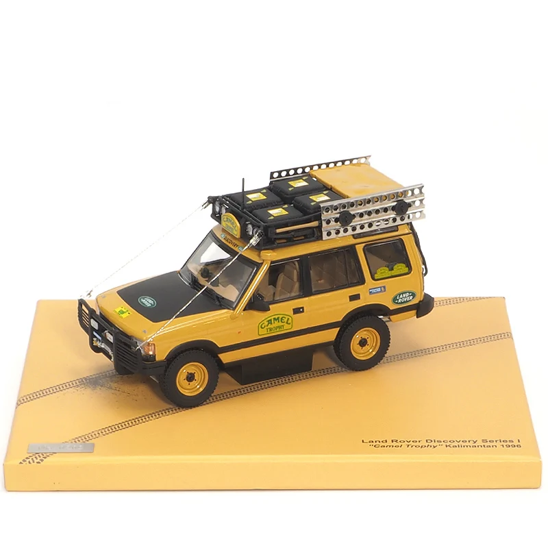 Фото Почти Настоящая модель автомобиля AR 1:43 Land Rover Discovery, оригинальная 5-дверная версия Camel Cup 1996, модель автомобиля, коллекционный подарок из сплава №2