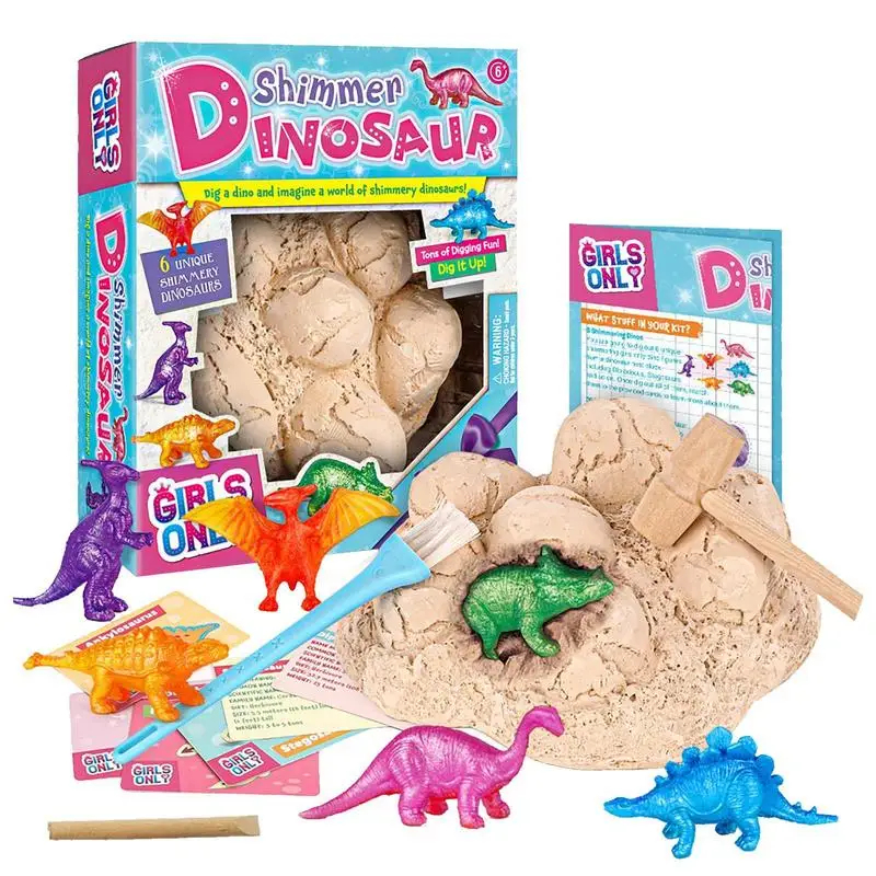 

Dinosaur Egg Dig Kit Archaeological Excavation Kit For Kid Dig Up Surprise Dinosaurs STEM Toys Birthday Gifts For Boys/Girls