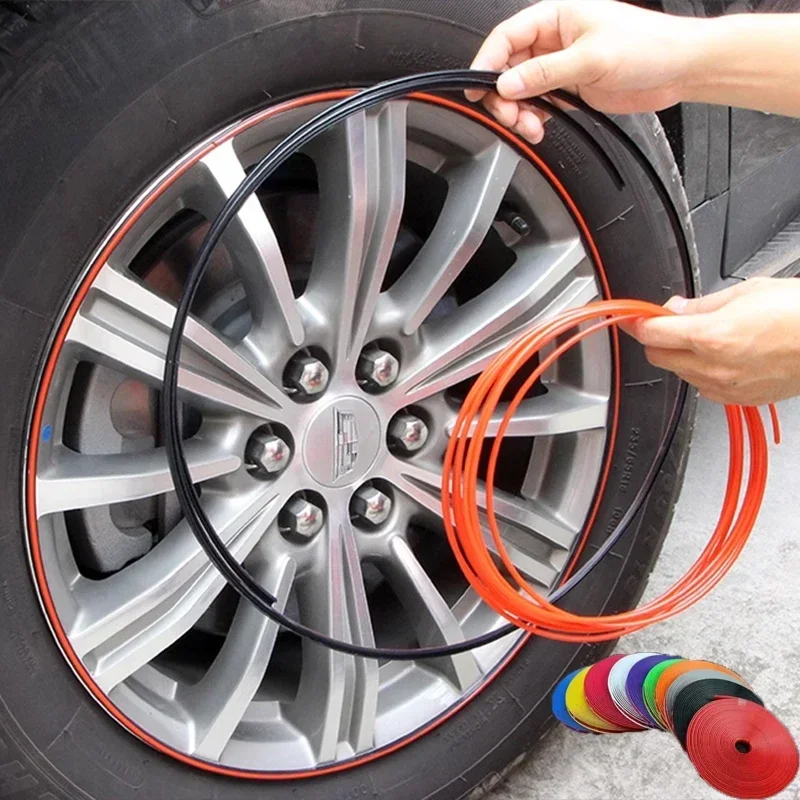 Rubber Car Wheel Rims Protectors Decor Strip Tire Guard