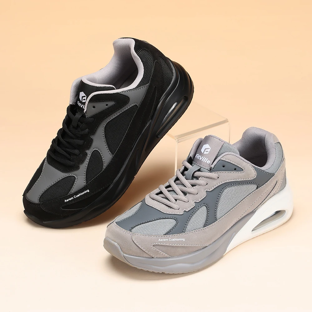 FitVille メンズ ウォーキングシューズ 幅広 厚手 クッションスニーカー エクストラワイドシューズ 男性用 弾む靴 滑り止め Amazon |  [FitVille] 幅広 ウォーキングシューズ 2E メンズ 厚底 スニーカー ランニングシューズ トレーニングシューズ 体育館 シューズ ... FitVille メンズ ウォーキングシューズ 幅広 軽量 クッション付き ワークアウト スニーカー 痛み緩和