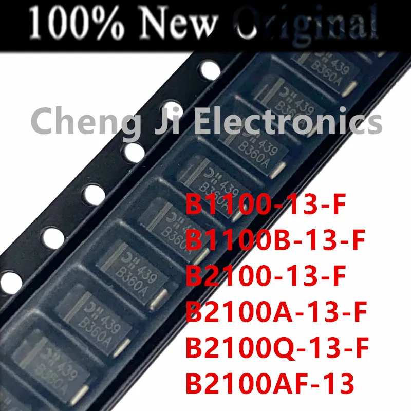 

20PCS/Lot B1100-13-F 、B1100B-13-F 、B2100-13-F 、B2100A-13-F 、B2100Q-13-F 、B2100AF-13 New original Schottky diode