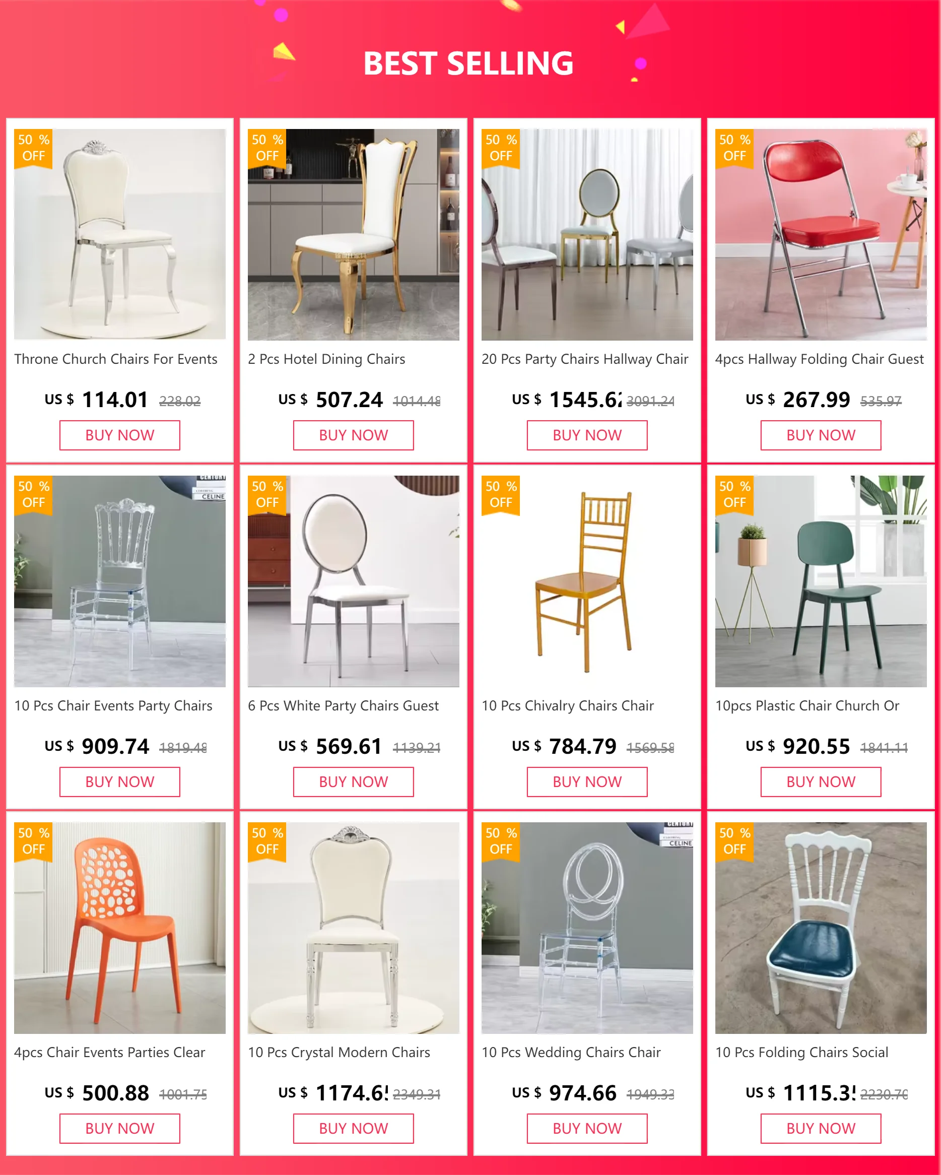 Description Picture 2 of itemThrone Church Chairs For Events Wedding Chair Royal Hotel Chairs Elegant  Party Luxury Mariage Chaise Pliante Bedroom Furniture