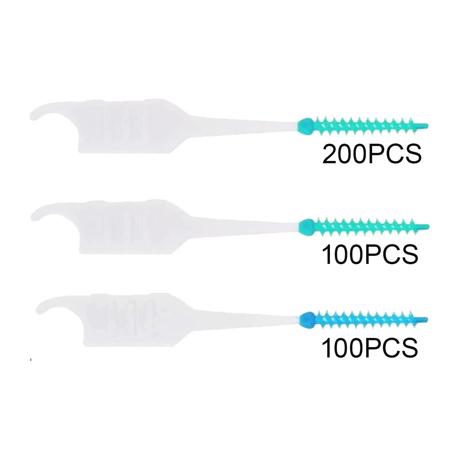 

200Pcs Interdental Brush Travel for Cleaning Gaps Between Cleaning Tools