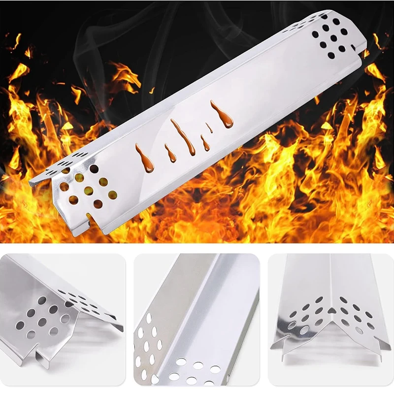 Fire Barrier Enamel Hot Plate Flame Mash Stainless Steel Grill Heating Tent for Nexgrill 720-0888