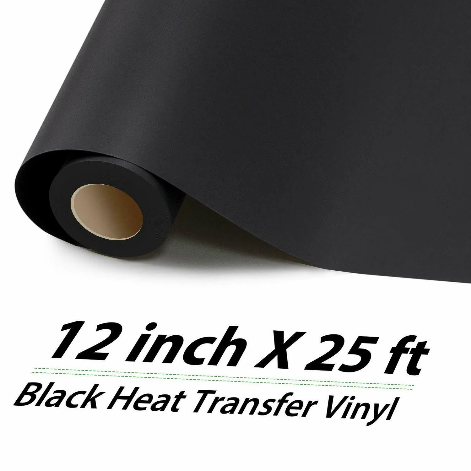 Craft Express Black Glossy Heat Transfer Vinyl Rol