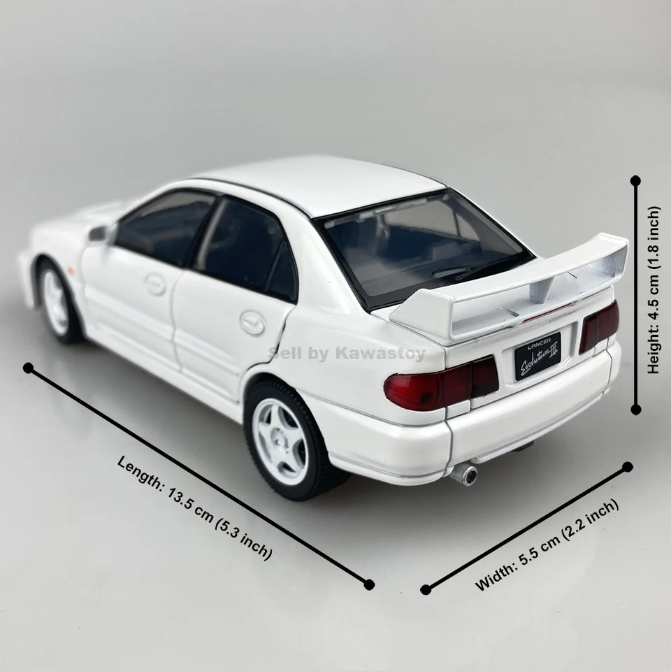 ミニカー Mitsubishi Lancer Evolution III & Toyota 1/18 OTTO Mitsubishi Lancer Evo III (Yellow) Resin Car Model