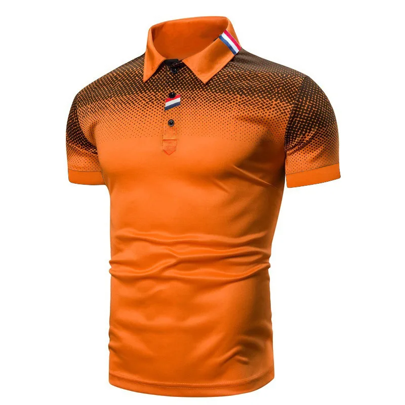 

Men’s Short Sleeves 2023 Fashion Men‘’s Polo Shirt Lapel T-shirt Men