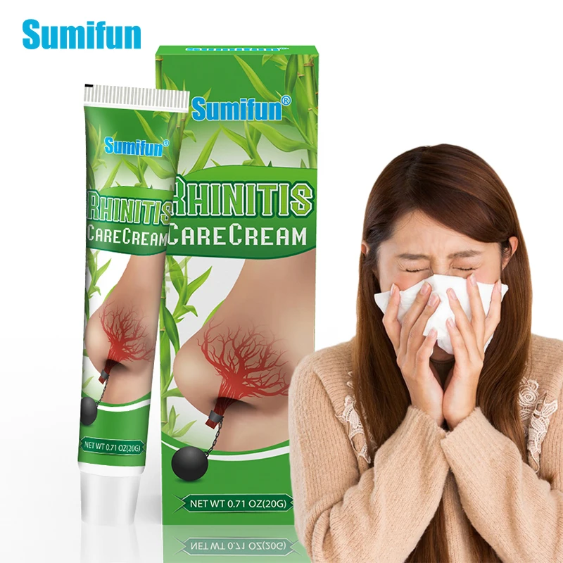 

1Box Sumifun Rhinitis Nose Nasal Cream Sinusitis Treatment Allergic Rhinitis Congestion Itchy Herbal Spray Sinuses Ointment 20g