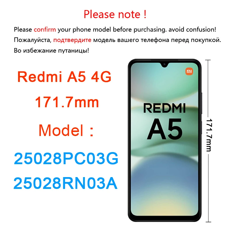 Custodia ILING Per Xiaomi Redmi A5 4G – Cover Opaca Metallizzata Con Anello E Protezione Fotocamera (Argento)