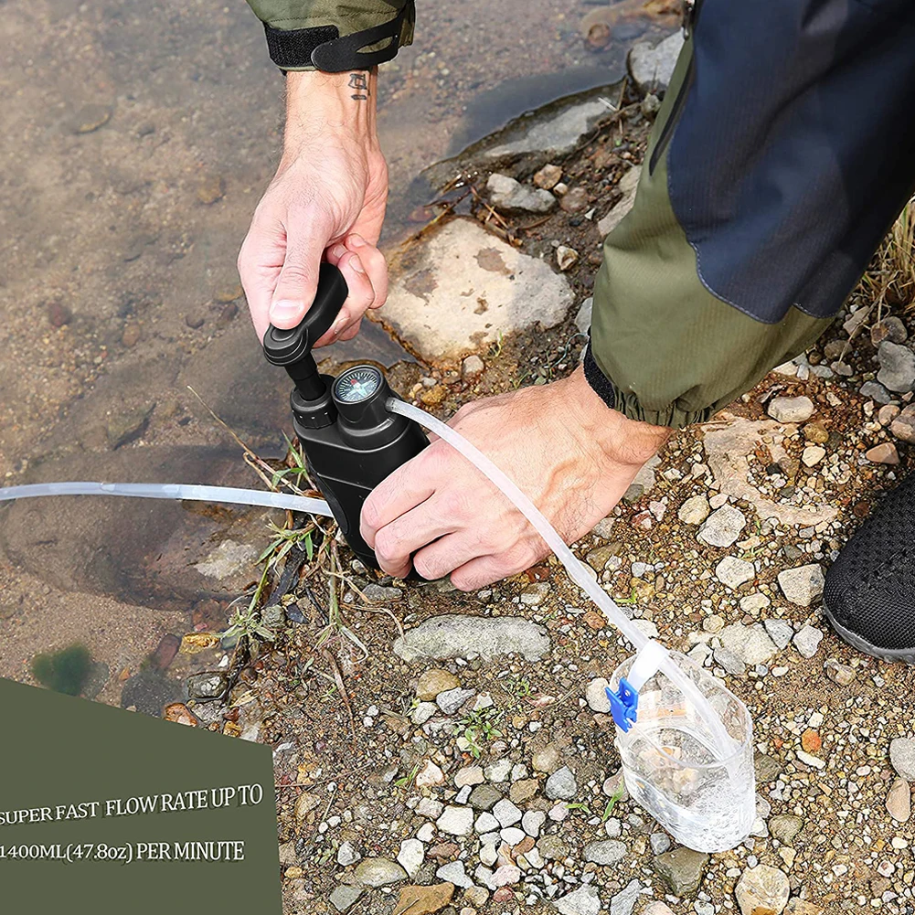 Tragbare Outdoor Wasser Filter Camping Wasserfilter Überleben Kit Notfall  Wandern Reise Ausrüstung Outdoor Wandern Überleben Werkzeug - AliExpress
