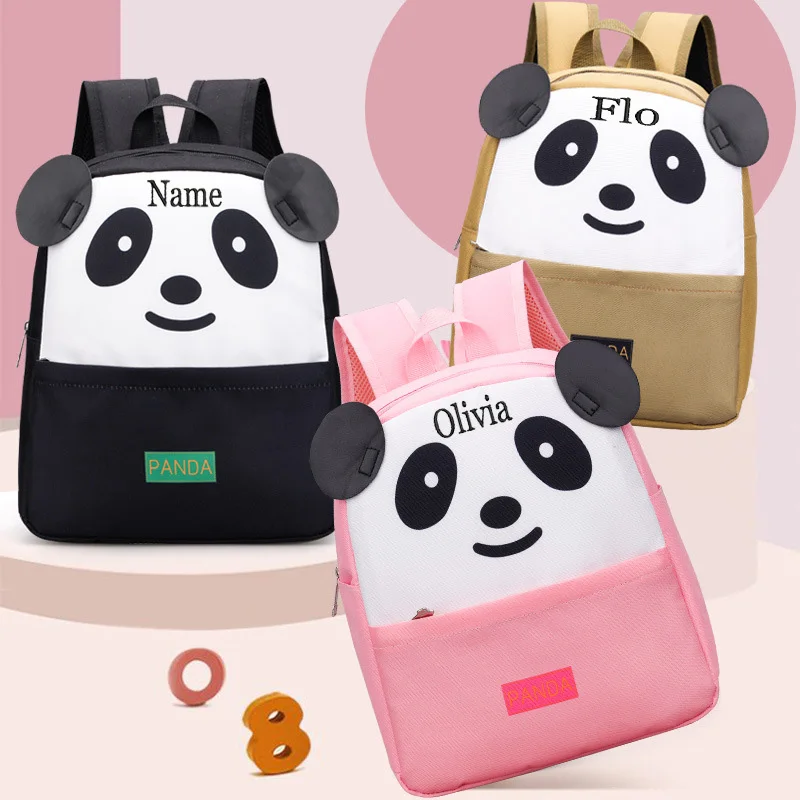 

Personalized Children's Backpack Cute And Lightweight Kindergarten Panda Backpack For Boys And Girls 3-6 Years Old Backpack