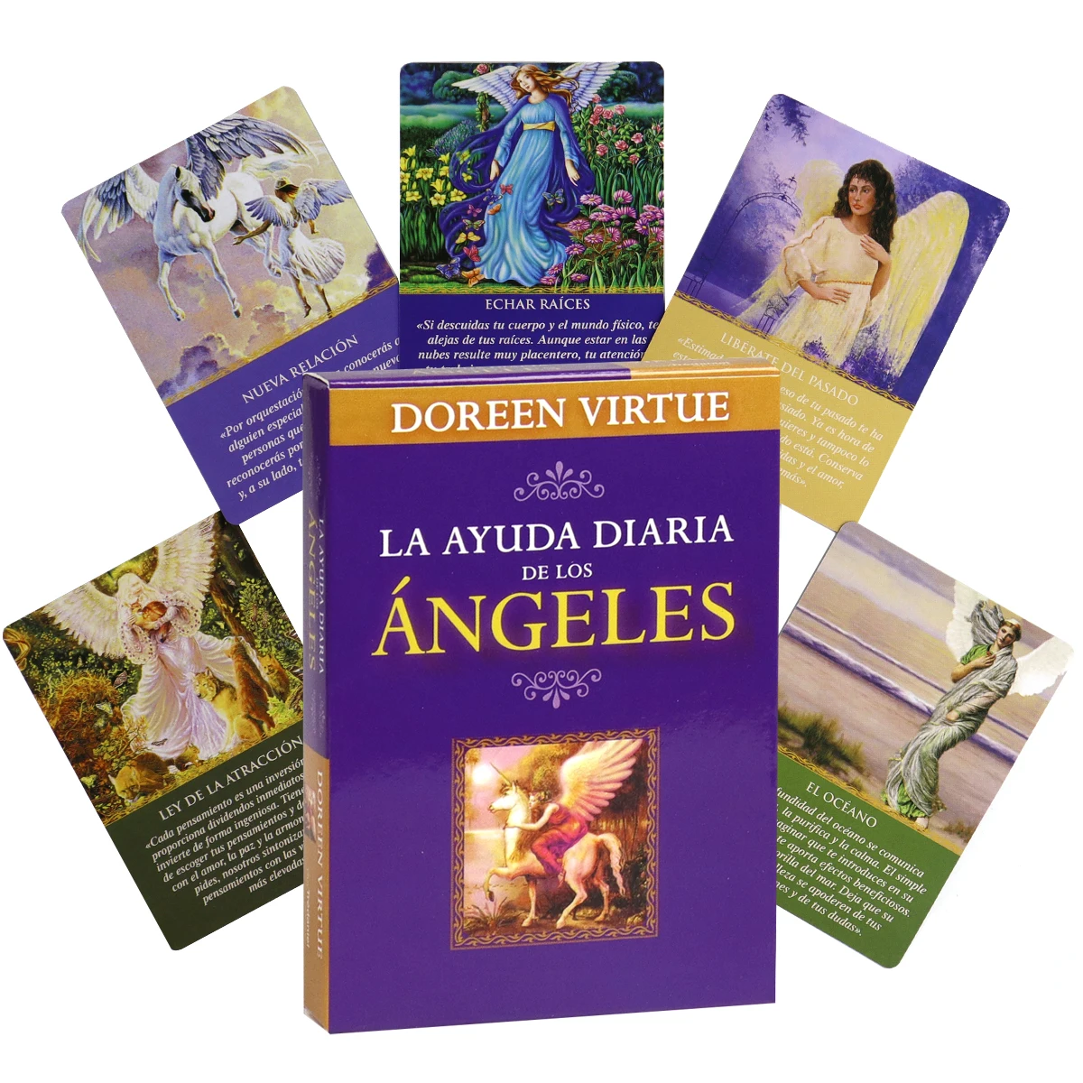 Angel Oracle Cards Spanish Version Daily Guidance From Your Angels 365 Angelic Messages to Soothe Heal and Open Your Heart