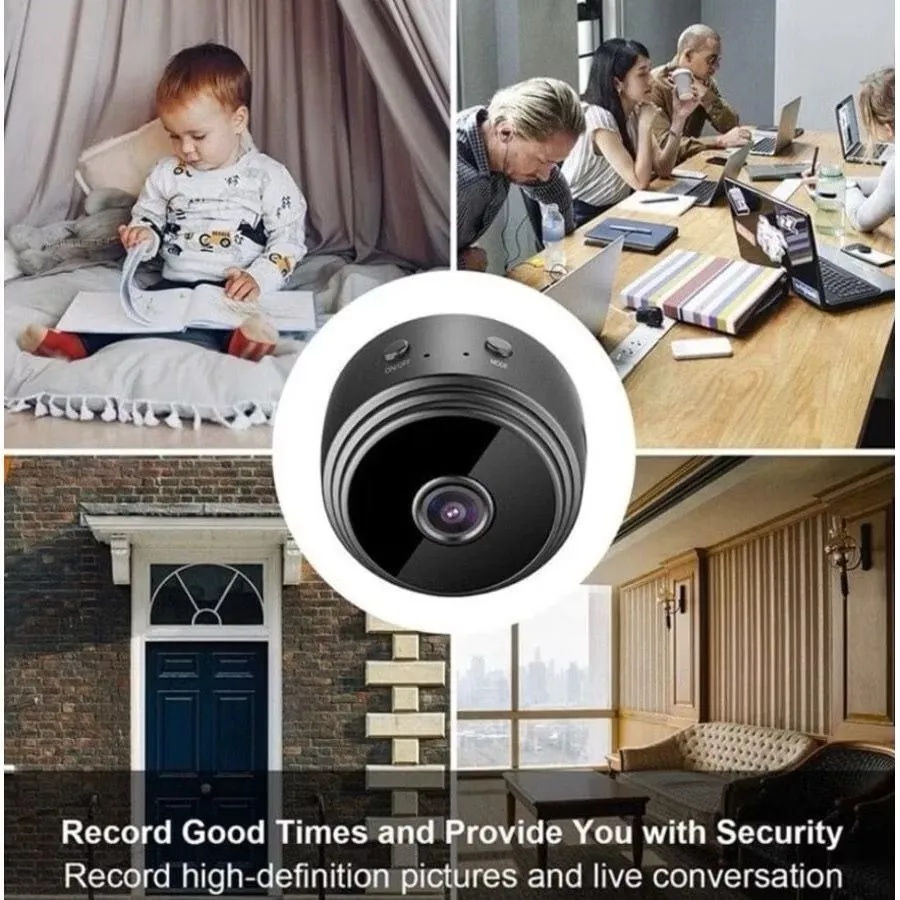 Kit com 4 Câmeras de Segurança HD com Conexão via App, Visão Noturna e Detecção de Movimento para Proteção Residencial e Comercial - Imagem 3