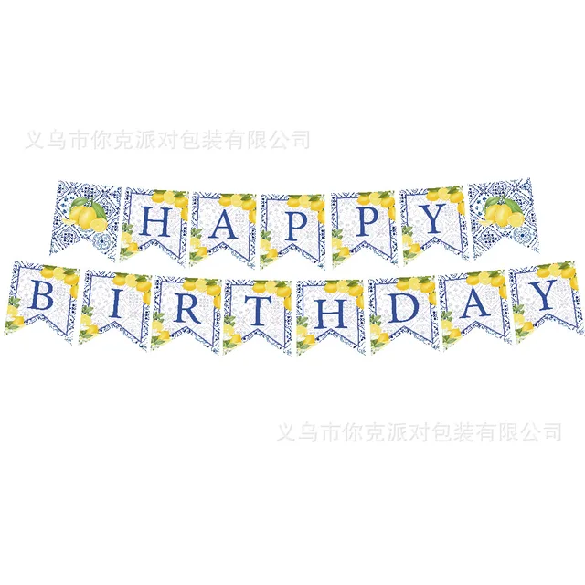 40 Tovaglioli Tema Limone - Per Feste, Matrimoni, Baby Shower E Compleanni