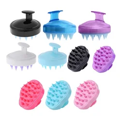 Silicone Head Body Scalp Massage Brush Comb Shampoo Hair Washing Comb Shower Brush Bath Spa Slimming Massage Brush