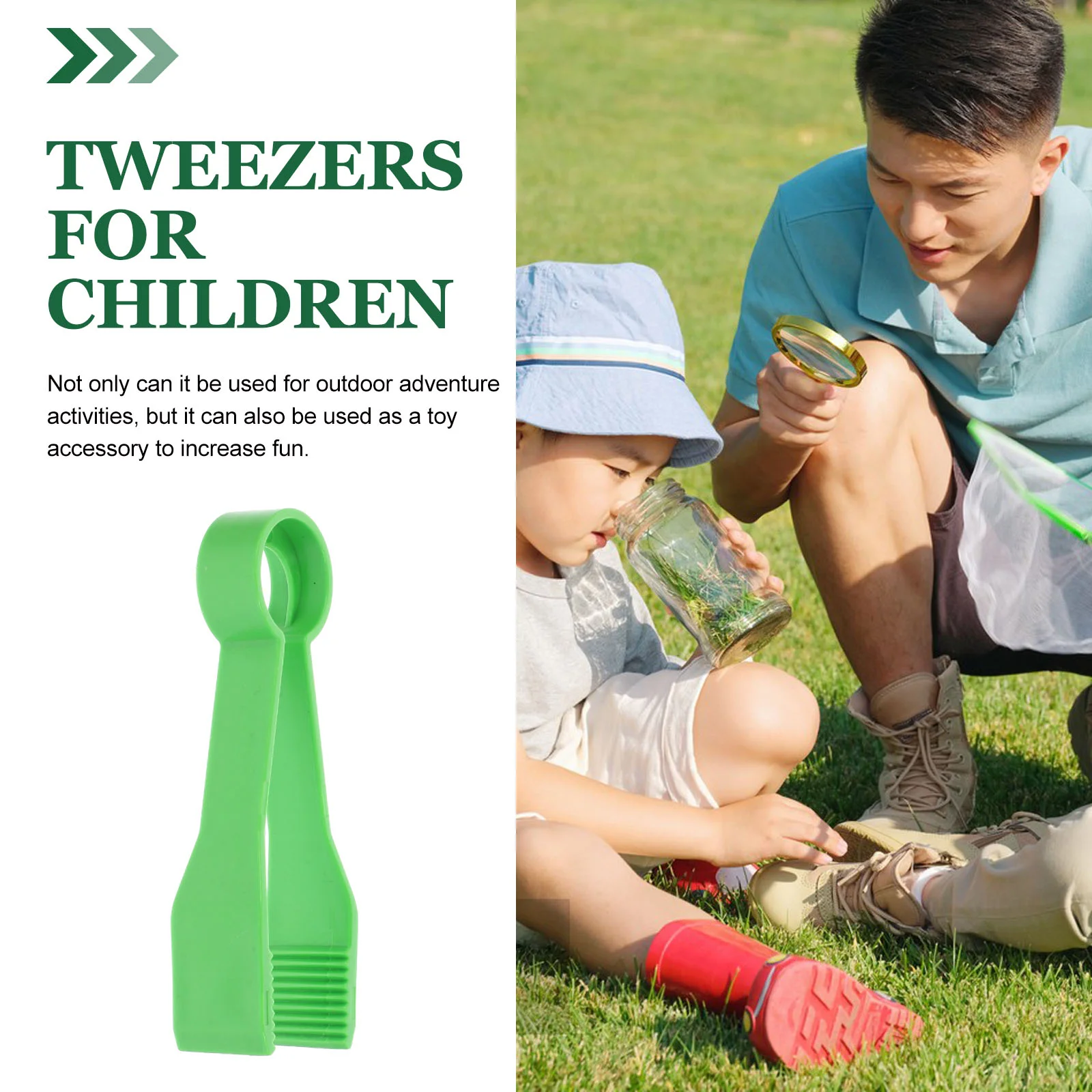 Toddler Plastic Tweezers Sensory Play Kids Tongs Fine Motor Toy Experiments Clips Craft Non-Slip Bead Catching Diy Craft 4
