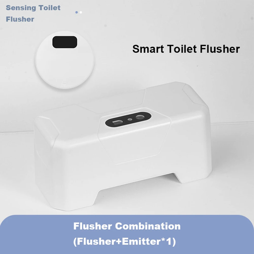 

Non-Contact Toilet Smart Sensor Flusher Infrared Induction Sensing Automatic For Most Top Flush Toilets Bathroom Widgets