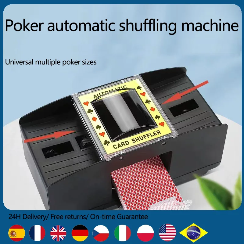 AutomaticCardShufflerBoardGameHandCrankedPlayingPokerCardsShufflerFunnyFamilyGame