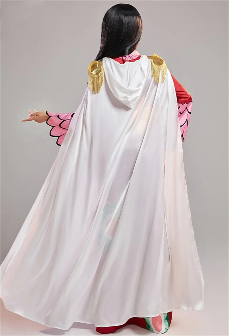 One Piece: Boa Hancock | Red Dress Cosplay Costume 28 One Piece Boa Hancock Red Dress Cosplay Costume