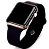 New fashion creative led square thin electronic watch sports display electronic silicone watch 1